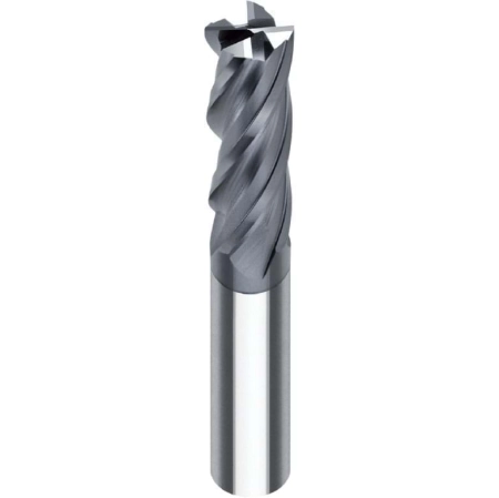 Solid Carbide End Mill 4 Flutes TIALN-coated